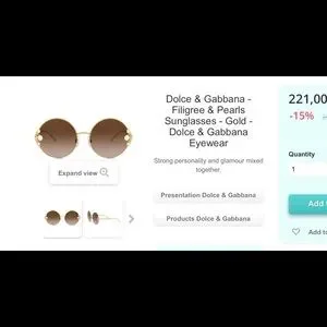 Dolce & Gabbana | Accessories | Dolce Gabbana Round Sunnies  display picture 1